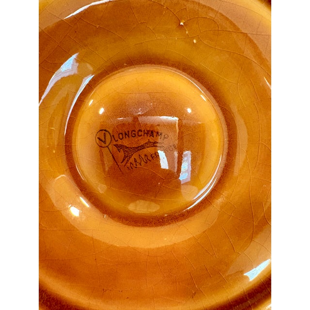Antique French Longchamp Faïence Oyster Plate For Sale - Image 13 of 13