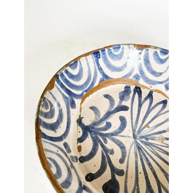 Ceramic Blue and White Pottery Trinket Tray, 1800s For Sale - Image 7 of 13