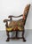 English Victorian Walnut Armchair with Lion Paws Feet, Late 19th Century For Sale - Image 5 of 15