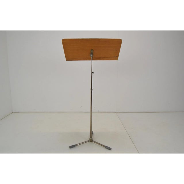 Wood Mid-Century Adjustable Folding Music Stand, 1960s For Sale - Image 7 of 16