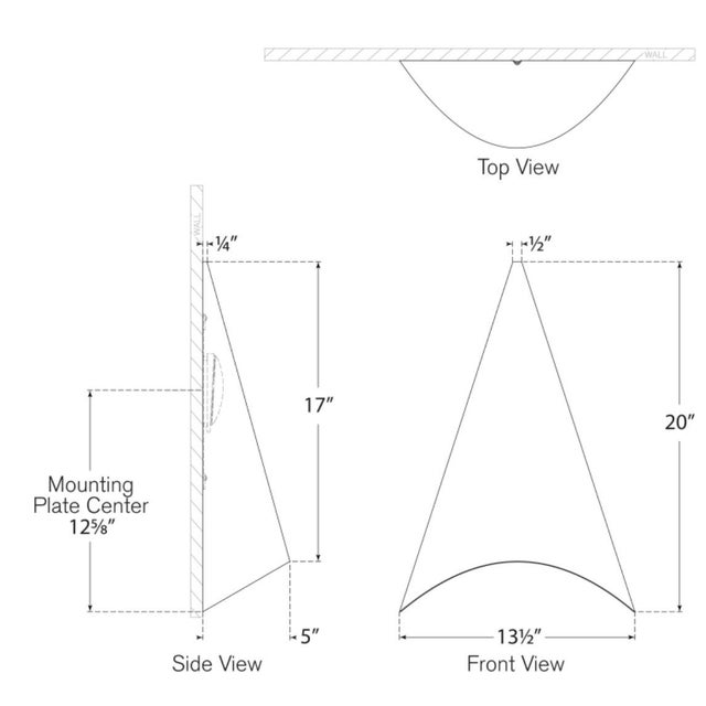 Kelly Wearstler for Visual Comfort Signature Piel 20" Indoor/Outdoor Wall Wash in Bronze For Sale - Image 9 of 10