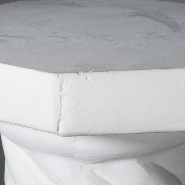 Dorothy Draper 1990s Dorothy Draper Style Plaster Twist Form Column Pedestal For Sale - Image 4 of 8