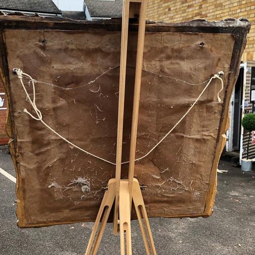 Georgian Embroidered Tapestry in Gold Gilt Frame For Sale - Image 12 of 18