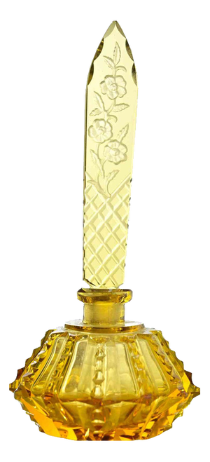 Art Deco Bohemian Perfume Bottle, 1930s