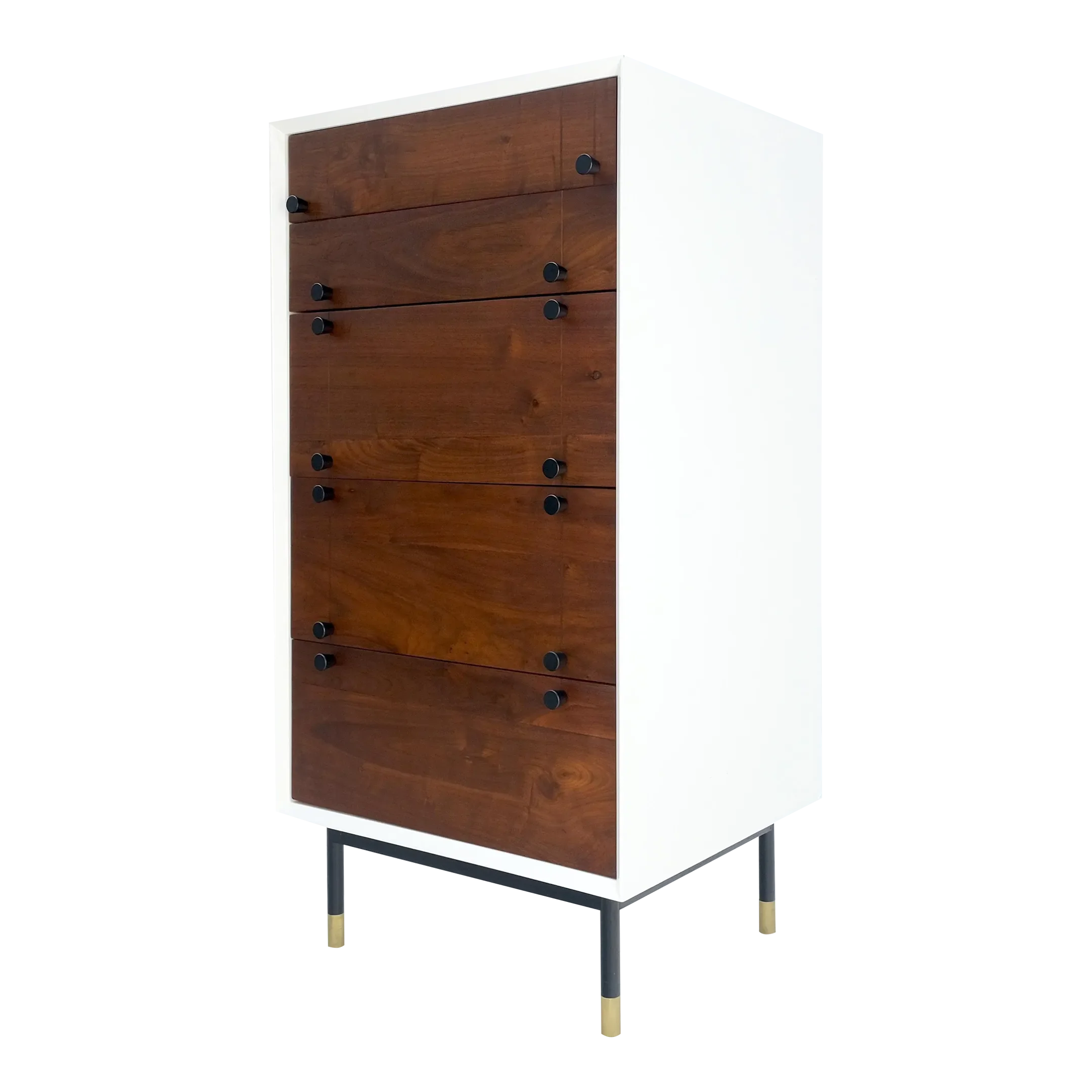 chinese dress ladies Homfa 5 Drawer White Dresser, Tall Storage Cabinet Chest of Drawers fo –  myhomfa main image 1