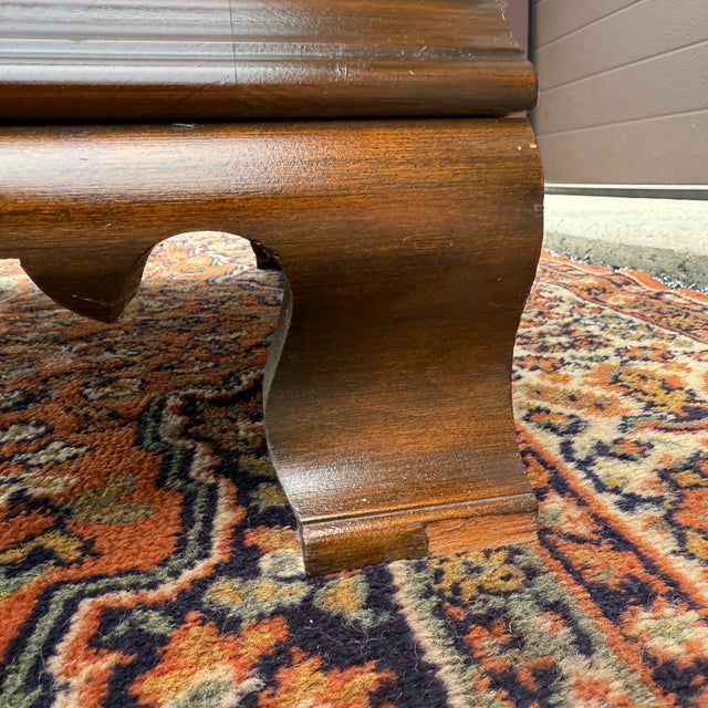 Vintage Pennsylvania House Traditional Georgian Solid Cherry Nightstand Cabinet With Drawer For Sale - Image 14 of 14