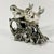 Metal Mid-Century Italian Hollywood Regency Giacometti Style Birds on a Branch Salt & Pepper Shaker - 3 Piece Set For Sale - Image 7 of 12