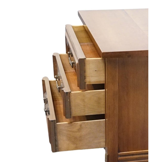 Thomasville Furniture Milano Collection Italian Mediterranean Style 26" Three Drawer Nightstand 532-13 For Sale In Kansas City - Image 6 of 13