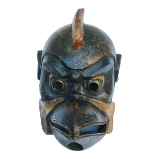 Japanese Bukaku Karura Mask in Dry Lacquer Vintage Early 20th For Sale