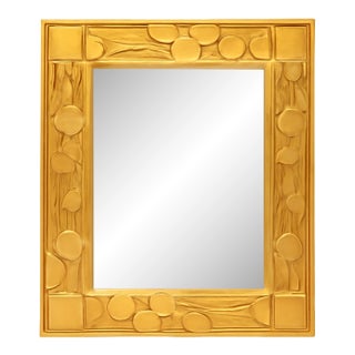 Vintage Jay Spectre Gilt Deco Mirror For Sale
