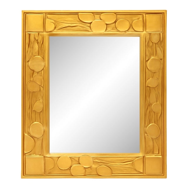 Vintage Jay Spectre Gilt Deco Mirror For Sale