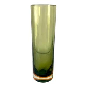 1990s Monumental Arcade Murano Sommerso Cylinder Vase by Ivan Baj
