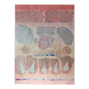 Ruth Leaf Fan Series C. 1990 Collage