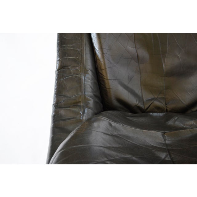 Wood Vintage Leather Kroken Lounge Chair by Åke Fribytes for Nelo Mobel, 1970s For Sale - Image 7 of 11