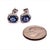 2010s Natural Sapphire Diamond Earrings 14k Gold 1.73 TCW Certified For Sale - Image 5 of 7