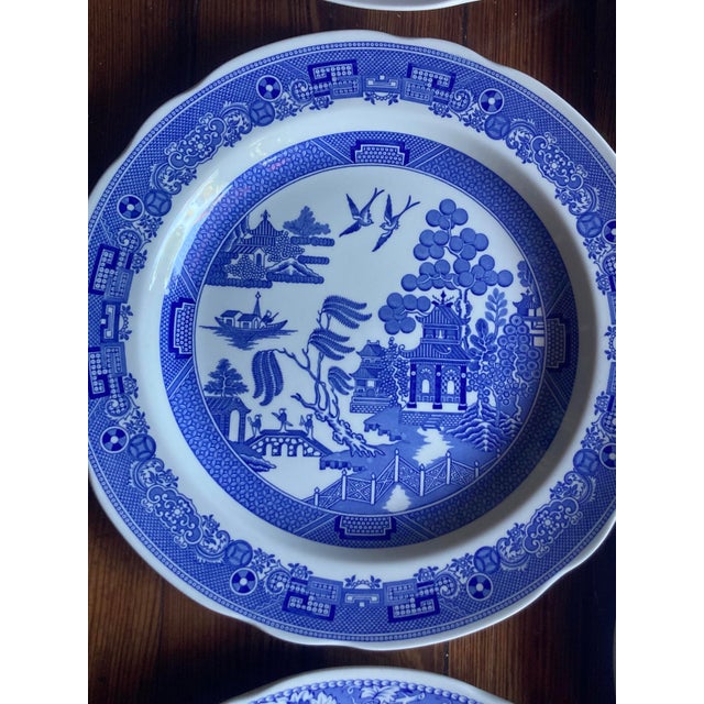 2000 - 2009 Set of 11 Room Collection Spode Blue Room Dinner Plates For Sale - Image 5 of 13