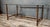 Console Table in Wrought Iron with Glass Top For Sale - Image 3 of 8