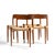 Mid-Century Modern Niels Moller Model 75 Mid Century Danish Teak and Cane Dining Chairs - Set of 4 For Sale - Image 3 of 9