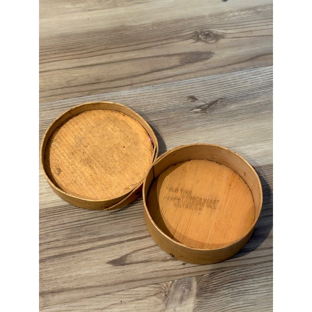 Old Time Wooden Ware Small Primitive Pantry Box For Sale - Image 4 of 8