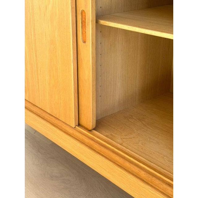 Wood Oak Sideboard by Kurt Østervig for KP Møbler, Denmark, 1970s For Sale - Image 7 of 8