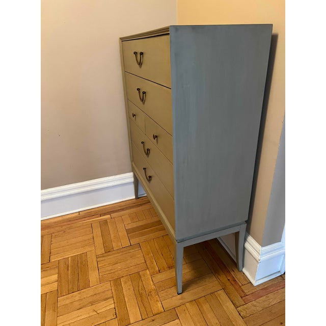 Wood Handmade American Modern Country Chest of Drawers For Sale - Image 7 of 9