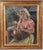 Original Swedish Oil on Panel – “Seated Woman” by Philippe de Rougemont (1891–1965) – Signed – Vintage & Framed – 79 × 68...