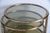 Mid-Century Modern Milo Baughman Style Four-Tier Brass and Smoked Glass Swivel Accent Table For Sale - Image 3 of 9
