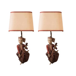 Indian Wall Lamps, Set of 2 For Sale