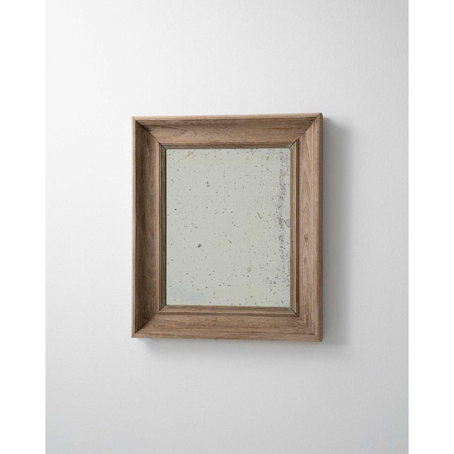 19th Century France Red Wood Mirror For Sale - Image 4 of 8