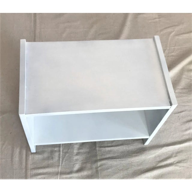 Mid-Century Modern 1960s Solid Pine Open Shelf Nightstands - a Pair For Sale - Image 3 of 5