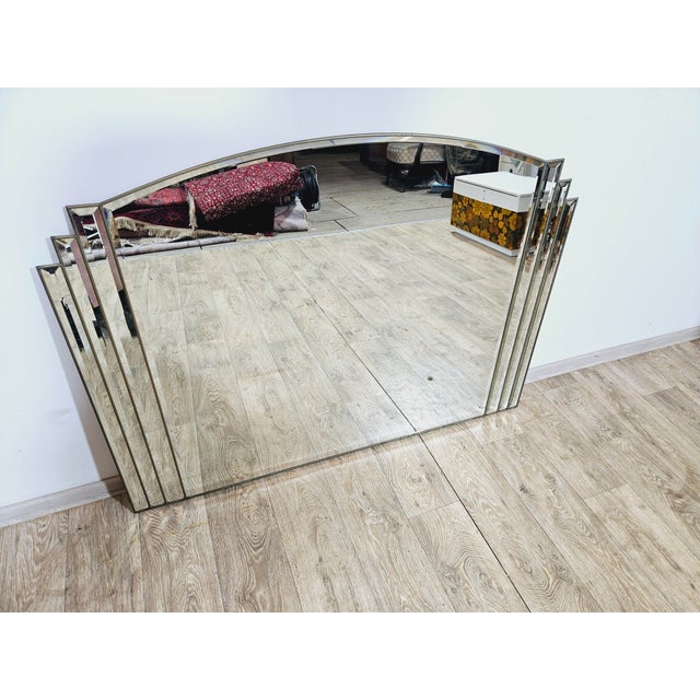 German Art Deco Style Domico Crystal Mirror For Sale - Image 9 of 18