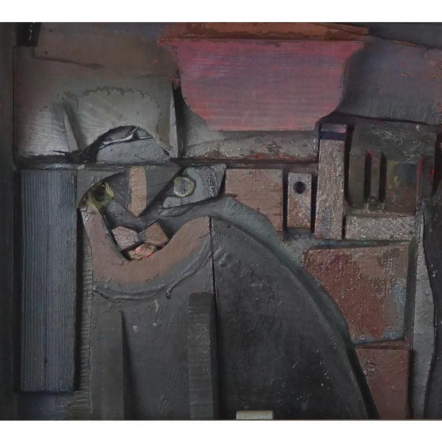 Abstract City Cat & His Man Assemblage by "Zev" by Daniel Albert Harris For Sale - Image 3 of 8