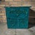 Vintage reproduction of the salesman sample chest three drawer box. Painted in teal, with undertones of turquoise and...