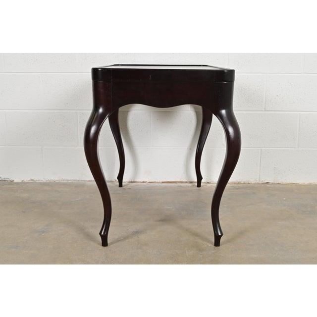 Barbara Barry for Baker Furniture French Regency Dark Mahogany Console or Side Table For Sale - Image 12 of 14