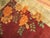Art Deco 1920s Orange Persimmon Floral Antique Chinese Art Deco Carpet 9' X 12' Handknotted Wool Rug For Sale - Image 3 of 6