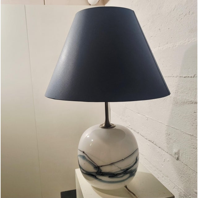 Sakura Table Lamp by Michael Bang for Holmegaard, Denmark, 1980s For Sale - Image 6 of 15