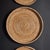 Boho Chic Cane Rattan Round Trays, Set Of 3 For Sale - Image 3 of 3