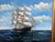Early 21st Century K.Dossi Original Sailing Ship Oil Painting, Nautical Seascape, Maritime Art For Sale - Image 5 of 12