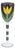 Wine Glass with Floral Motif by Ulrica Hydman Vallien for Kosta Boda, 1990s For Sale
