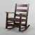 Very good original condition Gustav Stickley child's rocking chair from the Craftsman Workshops. Unmarked.