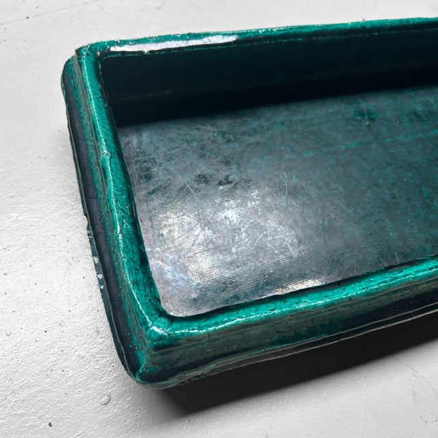 Ceramic Large Japanese Ceramic Tray by Kikuyama, 1950s For Sale - Image 7 of 15