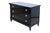 Art Deco Chest of Drawers in Black High-Gloss Lacquer, Fittings and Sabots Nickel-Plated, 1930s, in Restored conditions....