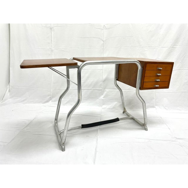 Tubular Typing Desk, 1960s For Sale - Image 13 of 13