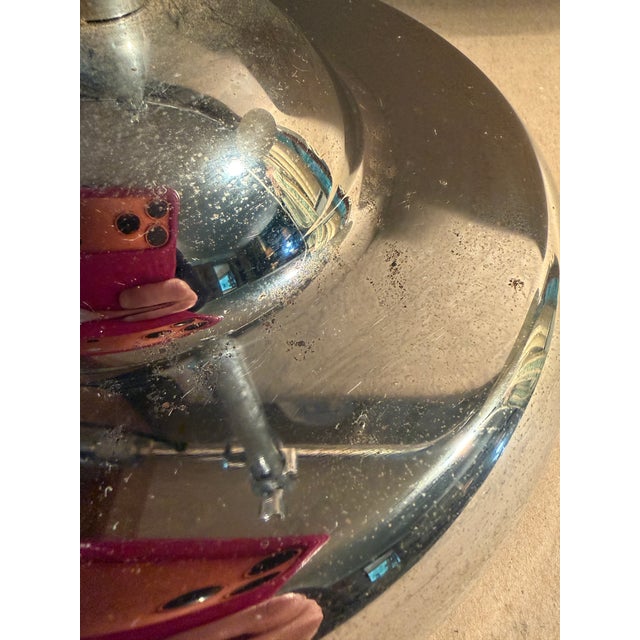 1985 Yasuaki Sasamoto Chrome Desk Lamp for Doulton Co LTD For Sale - Image 4 of 10