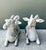 Vintage Monumental Distressed Hand Carved Rams - A Pair For Sale - Image 12 of 13
