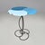 Mid-Century Modern Italian Wrought Iron Coffee Table in Light Blue Enamel, 1950s, Set of 3 For Sale - Image 4 of 18