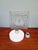 Space Age Wall Sconce in Clear Pressed Molded Glass, 1970s For Sale - Image 12 of 13