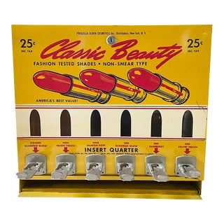 Mid Century Lipstick Vending Machine For Sale