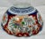 Vintage Scalloped Edge Imari Bowl Decorated With Colorful Floral Patterns & Butterflies From Japan - Circa 1940 For Sale - Image 11 of 12