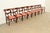 Baker Furniture Company Baker Furniture Style English Regency Carved Mahogany Dining Chairs, Set of Eight For Sale - Image 4 of 14